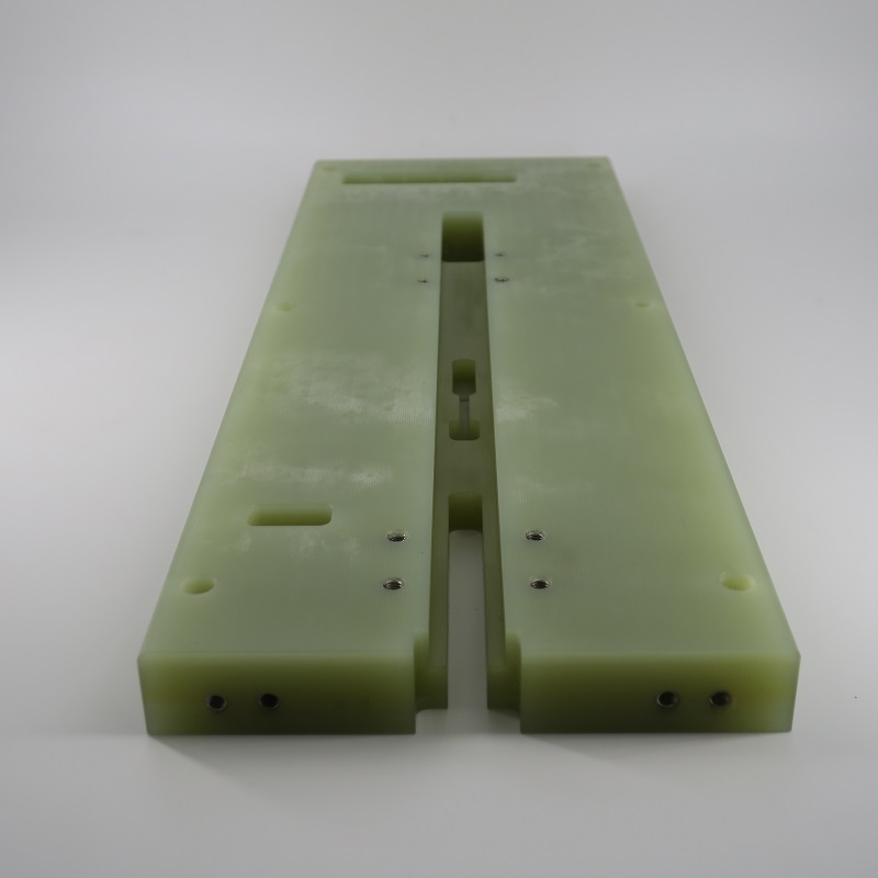 Advanced Custom Durable High-Performance Helicoil Inserted G-10 Garolite Green Base Plate Machining Parts