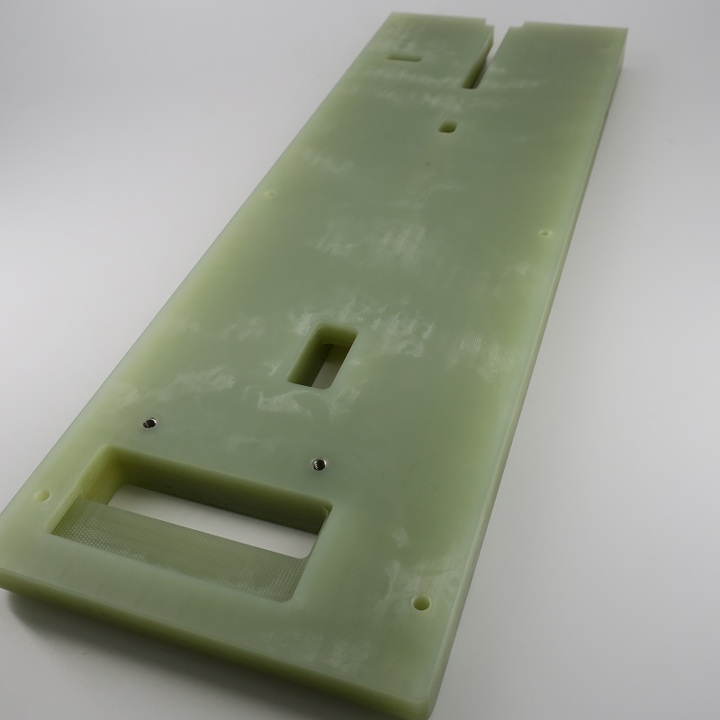 Advanced Custom Durable High-Performance Helicoil Inserted G-10 Garolite Green Base Plate Machining Parts