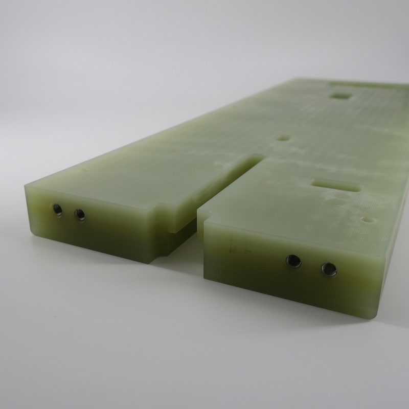 Advanced Custom Durable High-Performance Helicoil Inserted G-10 Garolite Green Base Plate Machining Parts