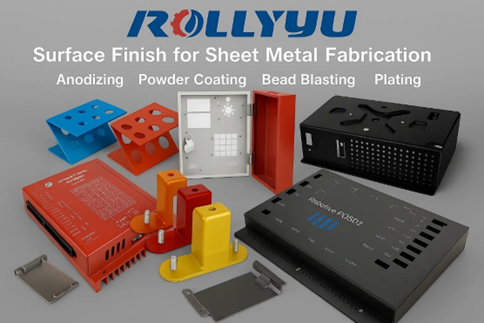 Fabrication Processes at Rollyu · Anodizing, powder coating, bead blasting, plating