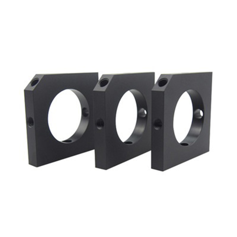CNC Milling Aluminum Parts for Opto Mechanical&Lasers with Black Anodizing