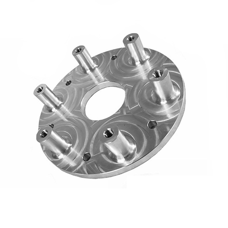 CNC Turned Aluminum Parts for Opto Mechanical-&Lasers with Clear Anodizing