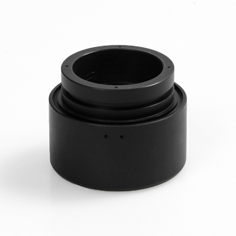 CNC Turning Aluminum Parts for Opto Mechanical & Lasers with Balck Anodizing