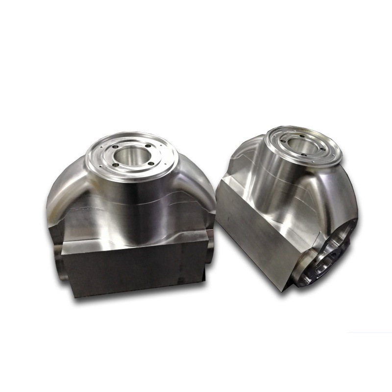 4 Axis Multiple CNC Machining Parts Aluminum Manifold Pneumatic with