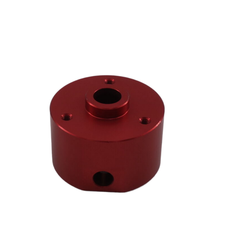 Customized CNC Turning Aluminum Red Anodizing Parts for Sensors