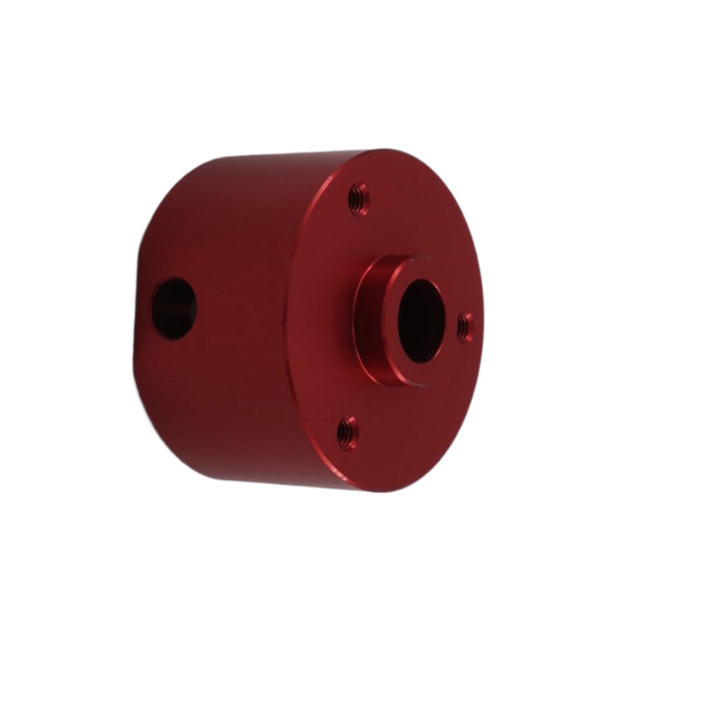 Customized CNC Turning Aluminum Red Anodizing Parts for Sensors