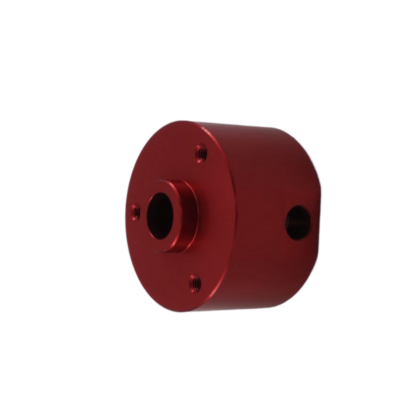 Customized CNC Turning Aluminum Red Anodizing Parts for Sensors