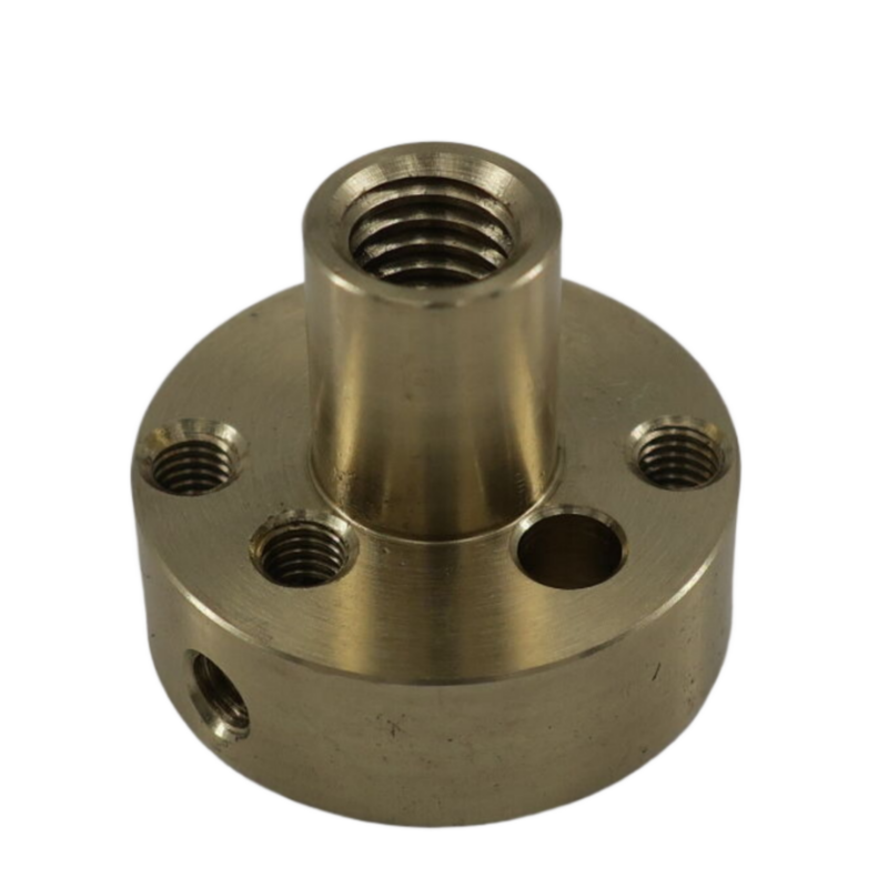 Aluminium Bronze CuAl10Fe5Ni5 Leadscrew Nut M6 CNC Turning Parts