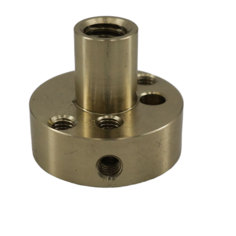 Aluminium Bronze CuAl10Fe5Ni5 Leadscrew Nut M6 CNC Turning Parts