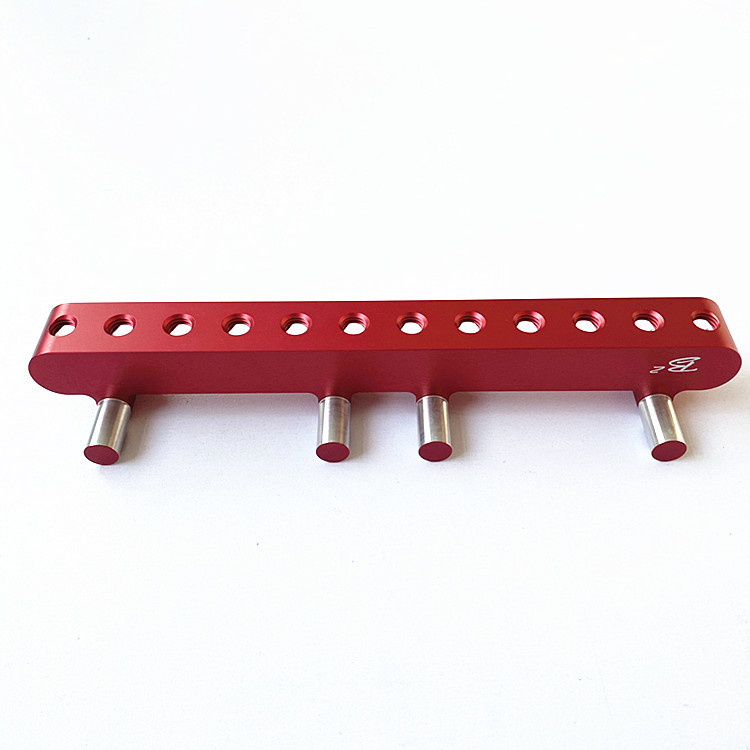 High-end aluminum alloy audio connector installation connection rail CNC custom machining parts
