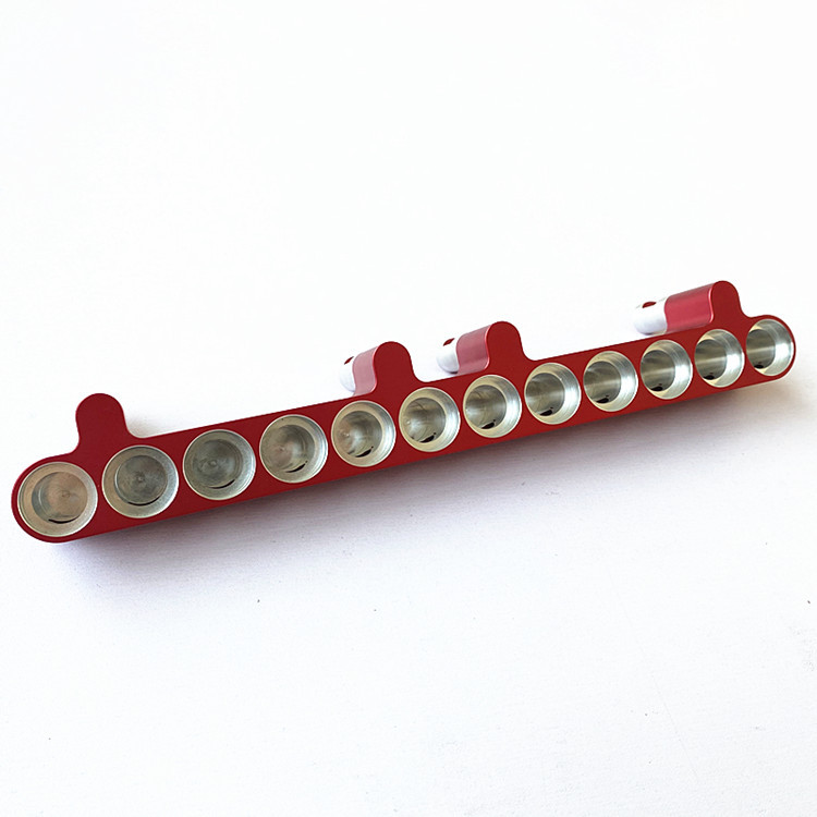 High-end aluminum alloy audio connector installation connection rail CNC custom machining parts