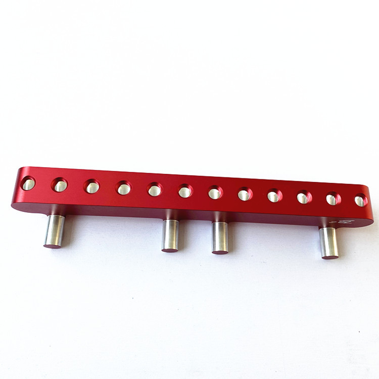 High-end aluminum alloy audio connector installation connection rail CNC custom machining parts