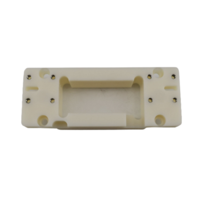Helicoil Inserted Nest Anti-Static Acetal Tan  (Tecaform SD) CNC Components