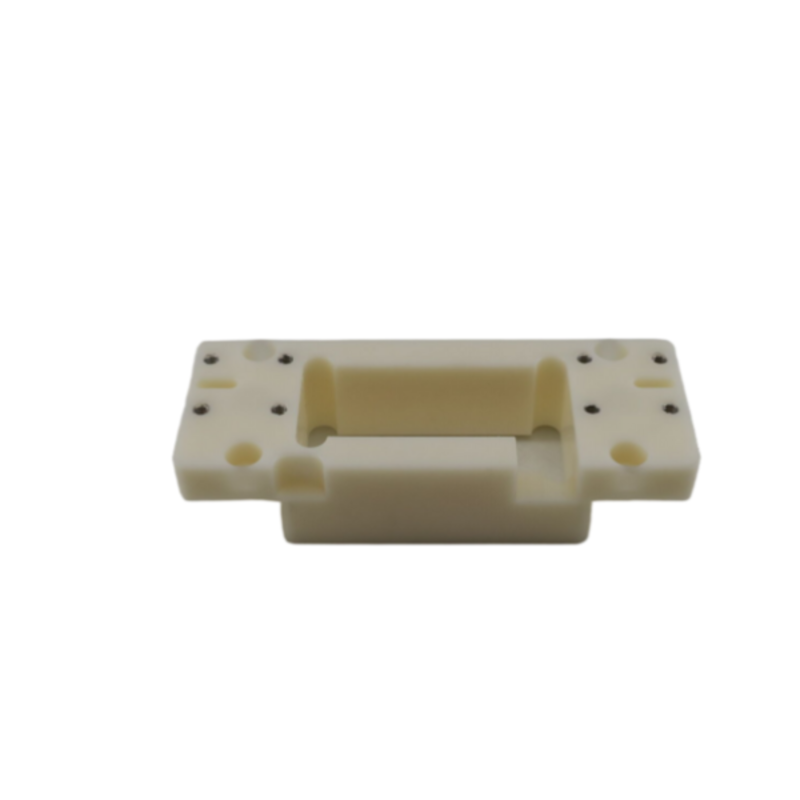 Helicoil Inserted Nest Anti-Static Acetal Tan  (Tecaform SD) CNC Components