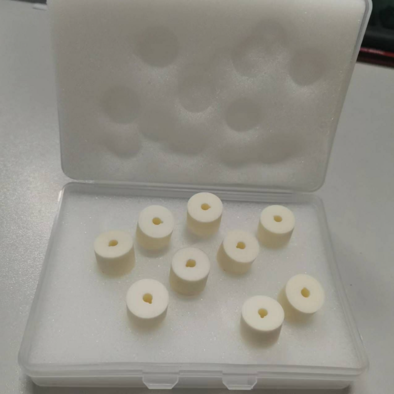 Cleaned and deburred Zirconia Alumina Valve Sleeve for Medical Devices
