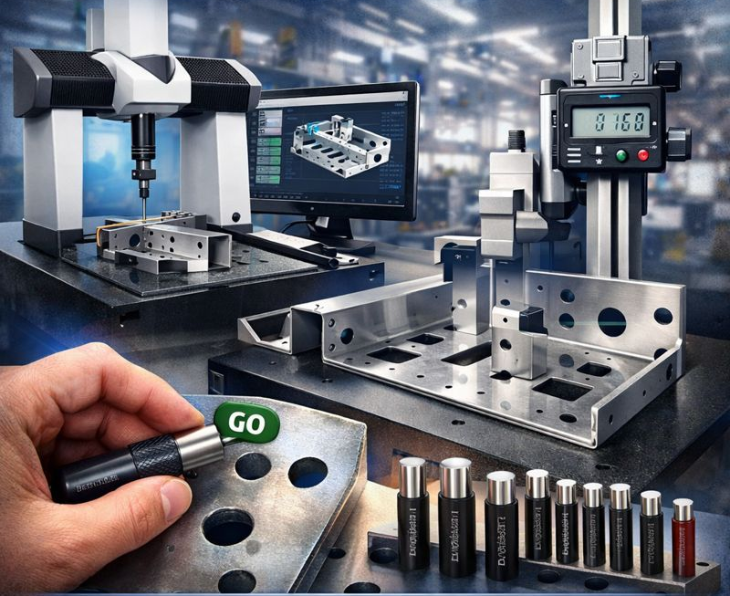 Tools used: CMMs, height gauges, pin gauges