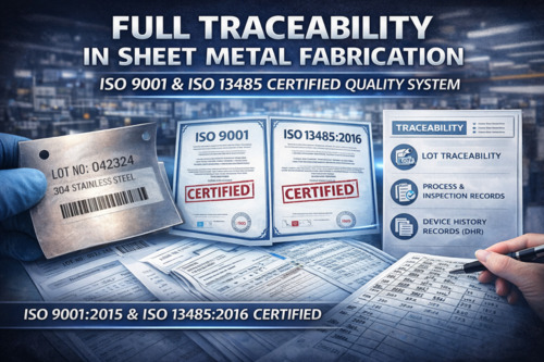 Full traceability with ISO certification